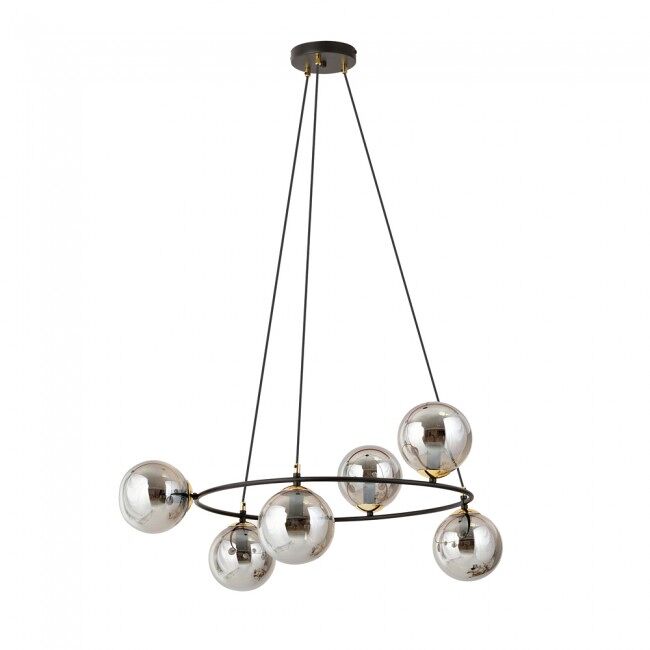 Lámpara de techo laster grafito 6 luces marca wonderlamp