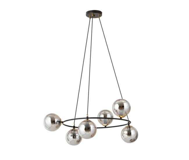 Lámpara de techo laster grafito 6 luces marca wonderlamp