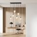 Lámpara colgante Celeste (6 luces) Cristal - Metal Moderno Lámpara colgante Celeste (6 luces) Cristal - Metal Moderno Ambar