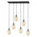 Lámpara colgante Celeste (6 luces) Cristal - Metal Moderno Lámpara colgante Celeste (6 luces) Cristal - Metal Moderno Ambar