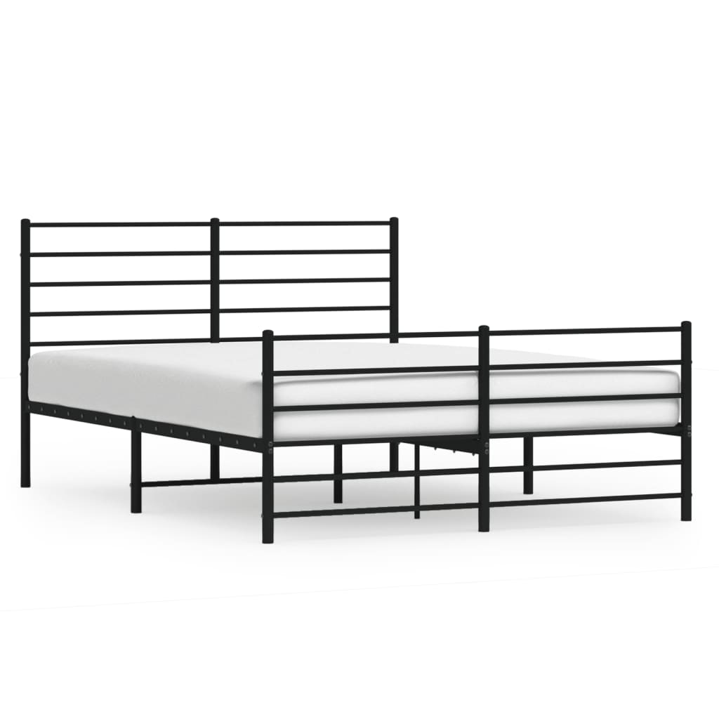 Estructura de cama 160x200 Negro