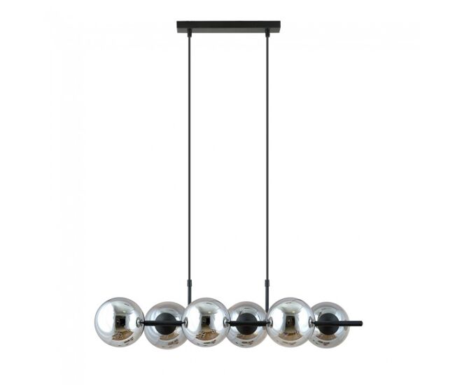 Lámpara colgante armaro grafito 6 luces marca wonderlamp
