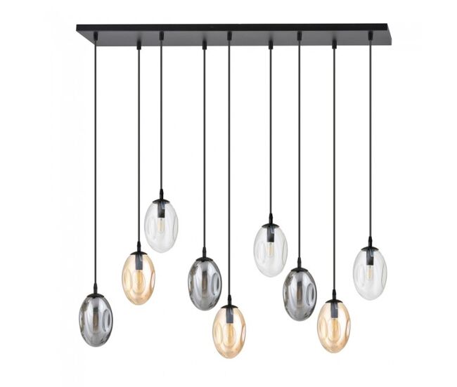 Lámpara colgante celeste mix 9 luces marca wonderlamp