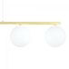 Lámpara colgante Etisa (5 luces) Cristal - Metal Moderno Lámpara colgante Etisa (5 luces) Cristal - Metal Moderno Blanco