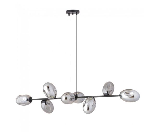 Lámpara colgante bimala grafito 8 luces marca wonderlamp