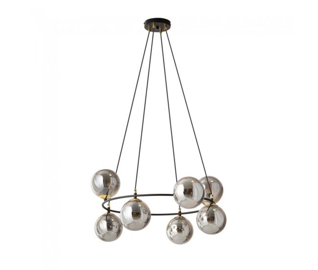 Lámpara de techo laster grafito 7 luces marca wonderlamp