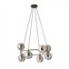 Lámpara de techo Laster (7 luces) Acero - Cristal Nórdico Lámpara de techo Laster (7 luces) Acero - Cristal Nórdico Grafito