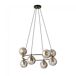 Lámpara de techo Laster (7 luces) Acero - Cristal Nórdico Lámpara de techo Laster (7 luces) Acero - Cristal Nórdico Grafito