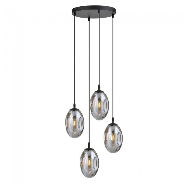 Lámpara de techo celeste grafito 4 luces marca wonderlamp