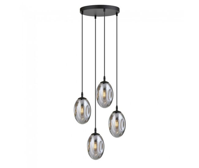 Lámpara de techo celeste grafito 4 luces marca wonderlamp