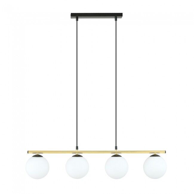Lámpara colgante Etisa (4 luces) Cristal - Metal  Moderno
