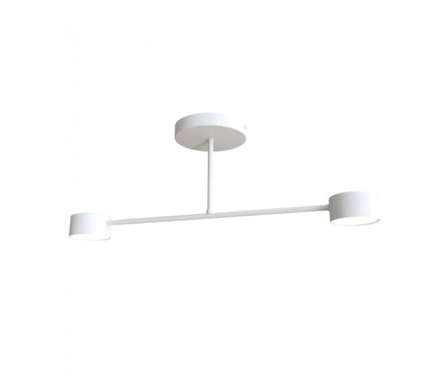 Plafón de techo tanfa blanco 2 luces marca wonderlamp