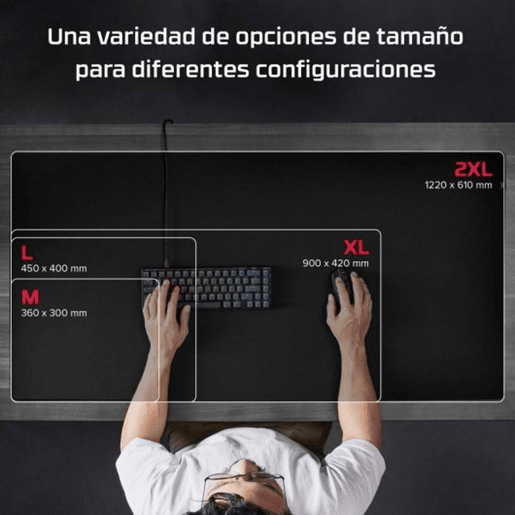 Tapete de Rato Hyperx Pulsefire Preto Tapete de Rato Hyperx Pulsefire Preto