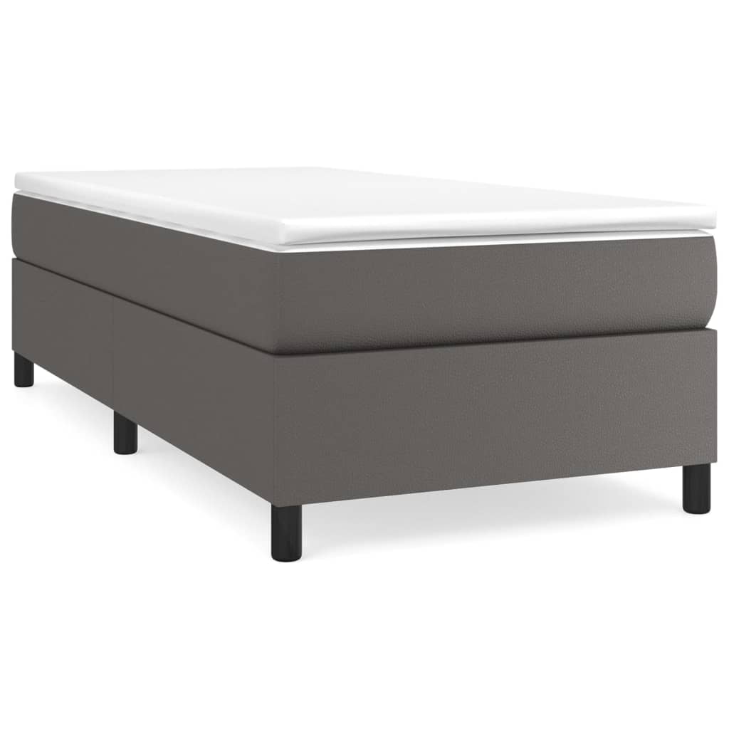 Cama box spring 80x200 Gris