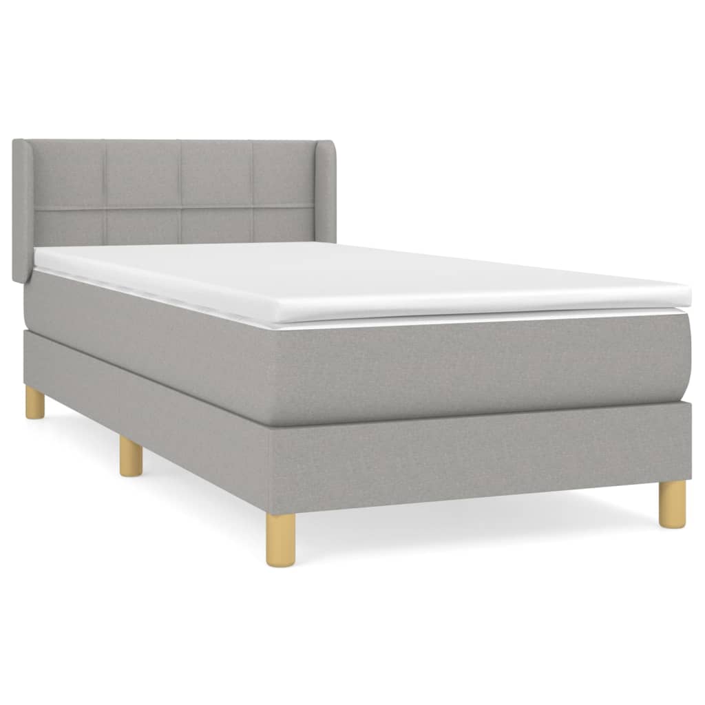 Cama box spring 80x200 Gris