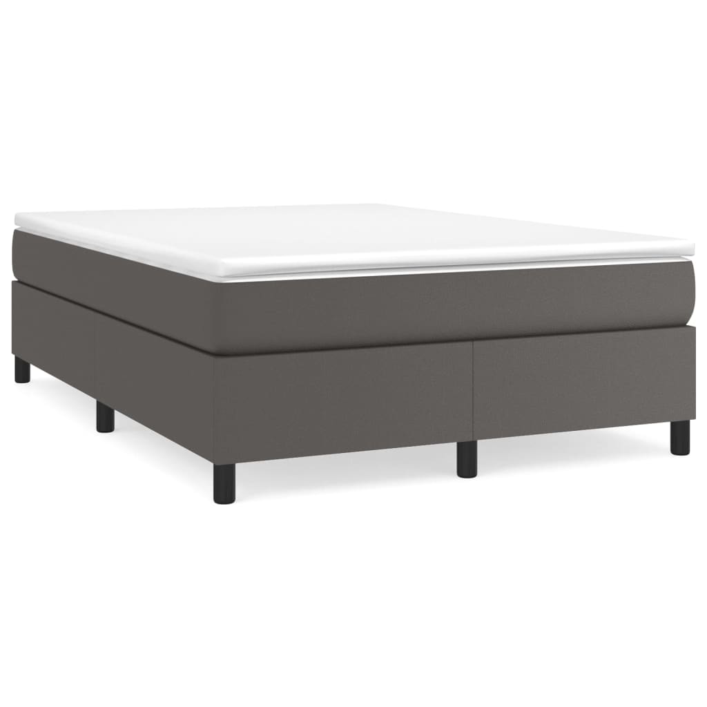 Cama box spring 140x200 Gris