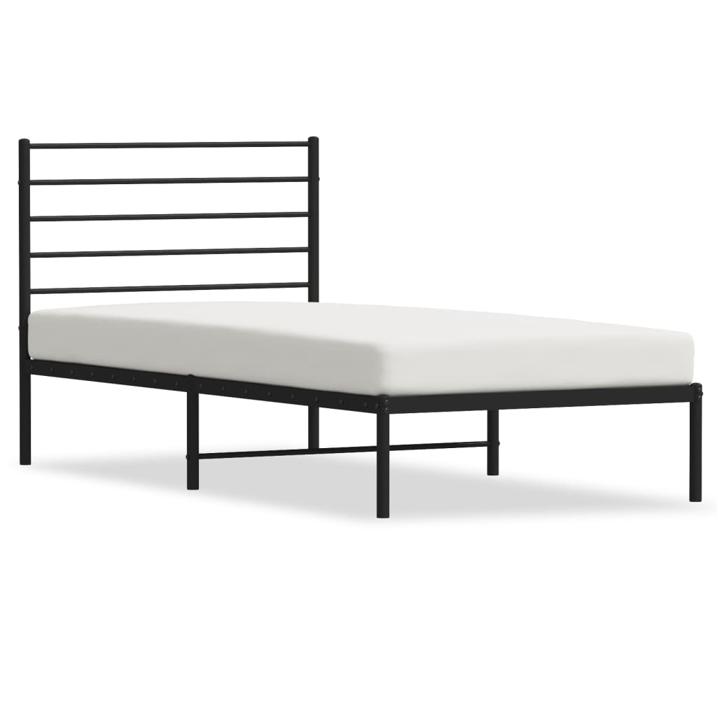 Estructura de cama 90x190 Negro
