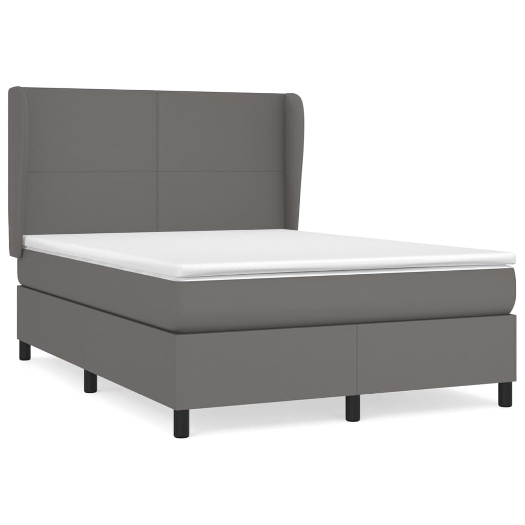Cama box spring 140x200 Gris