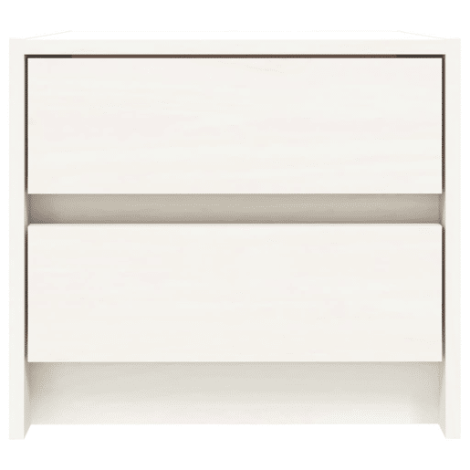 vidaXL Mesa de cabeceira 40x31x35,5 cm madeira de pinho maciça branco vidaXL Mesa de cabeceira 40x31x35,5 cm madeira de pinho maciça branco