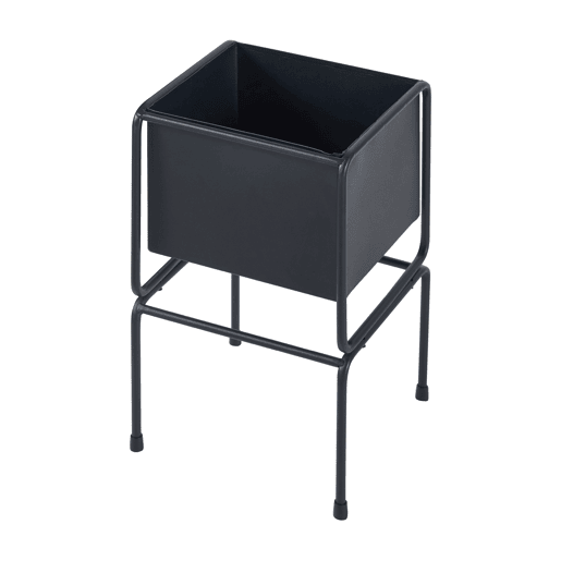 Suporte para plantas Sveio 1 nível metal 36 x 20 x 20 x 20 cm - Preto en.casa