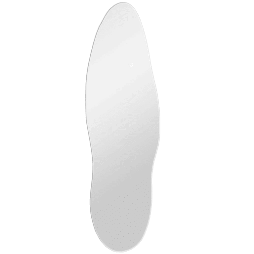 HOMCOM Espelho de Pé com Luzes LED 40x120 cm Espelho de Parede sem Moldura com Iluminação em 3 Cores Função de Memória e Controlo Tátil Transparente