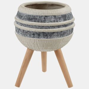 Beliani Vaso alto para plantas ATHYRIUM