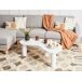 Beliani Mesa de centro AUBURN 112x46 Beliani Mesa de centro AUBURN 112x46 Blanco