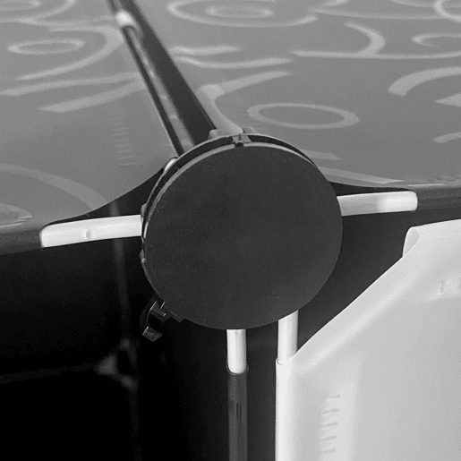 Guarda-roupa em cubo personalizável, caixa nyana home 10 cubesportas, organização doméstica, cabideiro, sapateira, 147x110x47cm, preto