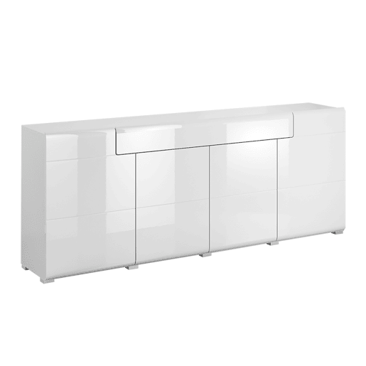 Aparador de 4 portas e 1 gaveta Jules White