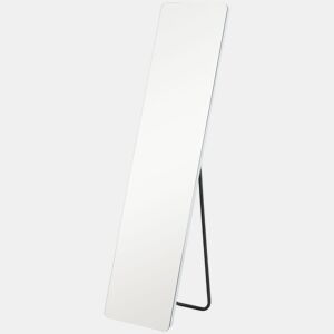HOMCOM Espelho de Pé com Luz LED 40x150 cm Espelho de Corpo Inteiro sem Estrutura com Iluminação de 3 Cores Função de Memória e Tátil para Sala de Estar Dormitório Transparente