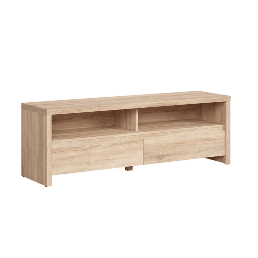 Móvel TV 2 gavetas 2 nichos 143 cm Soren Madeira
