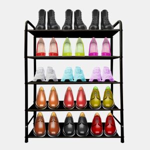 Sapateira de Metal 20 Pares Nyana Home Preto