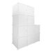 Armario Vestidor Cube Personalizable Boxed 10 Cubos/Puertas 110 Armario Vestidor Cube Personalizable Boxed 10 Cubos/Puertas 110 Blanco