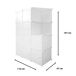 Armario Vestidor Cube Personalizable Boxed 10 Cubos/Puertas 110 Armario Vestidor Cube Personalizable Boxed 10 Cubos/Puertas 110 Blanco