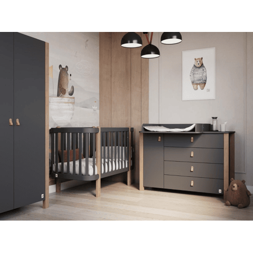 Berço ETUDE BC 67x125x89 Preto