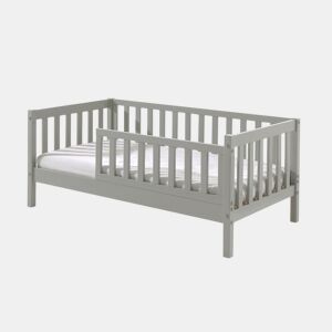 Cama Vipack Tod 70x140 com estrado de ripas Cinzento