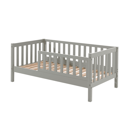 Cama Vipack Tod 70x140 com estrado de ripas Cinzento