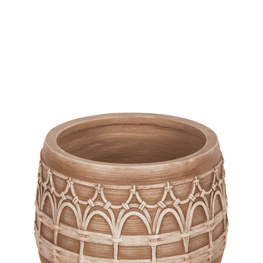 Vaso CICUTA 22 cm Castanho claro Vaso CICUTA 22 cm Castanho claro
