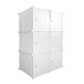 Armario Vestidor Cube Personalizable Boxed Basic Nyana Home 6 Cubos 75 Armario Vestidor Cube Personalizable Boxed Basic Nyana Home 6 Cubos 75 Blanco