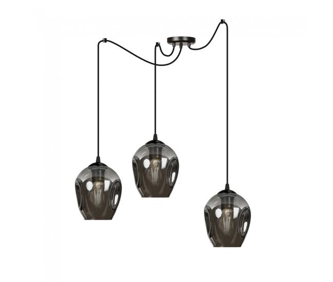 Lámpara colgante maranto grafito 3 luces marca wonderlamp