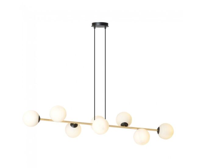 Lámpara de techo cuaron opal 8 luces marca wonderlamp
