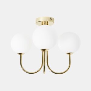 Iluminação de tecto SHIRE Vidro Branco