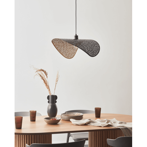 Candeeiro suspenso MAHI Metal Preto