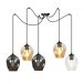 Lámpara colgante Maranto (5 luces) Cristal - Metal Moderno Lámpara colgante Maranto (5 luces) Cristal - Metal Moderno Multicolor