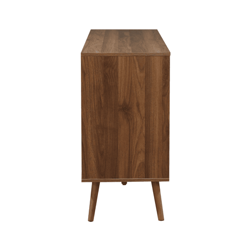 Cómoda em nogueira de 6 gavetas, Nepal, Decoração em madeira de nogueira, 120x40x80 cm