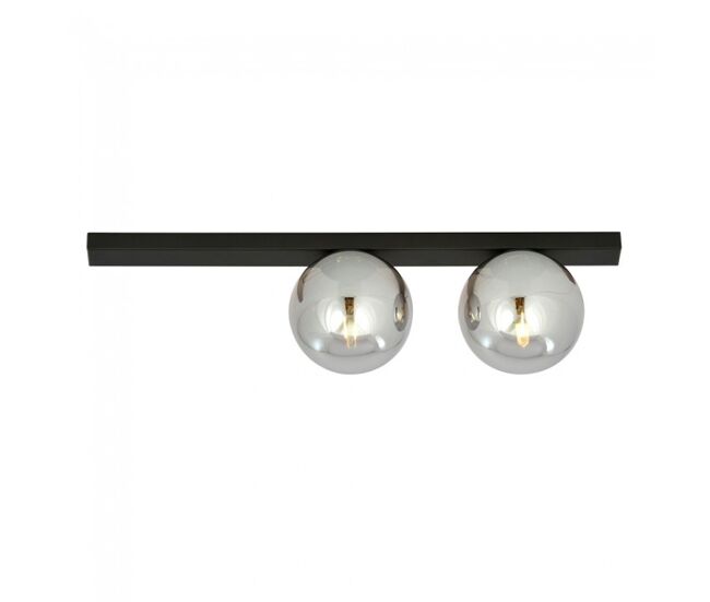 Plafón de techo enca grafito 2 luces marca wonderlamp