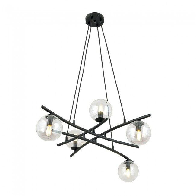 Lámpara colgante lotra transparente 5 luces marca wonderlamp