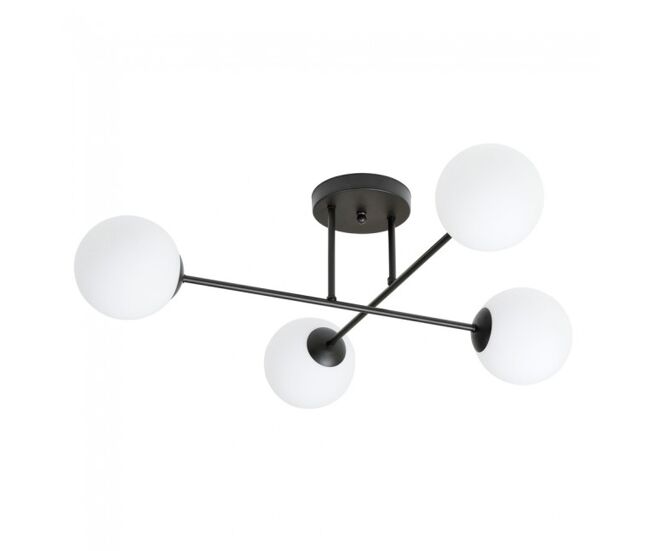 Plafón de techo nicolo opal 4 luces marca wonderlamp