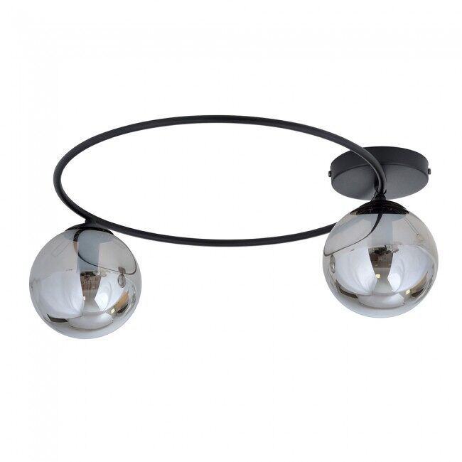 Plafón de techo sotelo grafito 2 luces marca wonderlamp