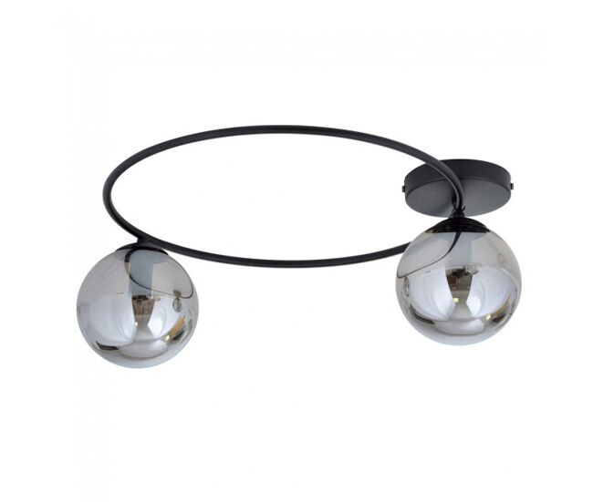 Plafón de techo sotelo grafito 2 luces marca wonderlamp